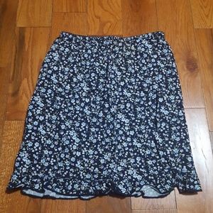 💠Floral blue purple skirt